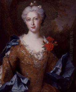 Portrait Of A Lady In A Landscape