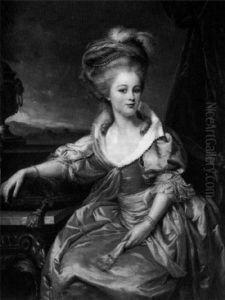 Portrait Of A Court Lady by Nicolas de Largilliere
