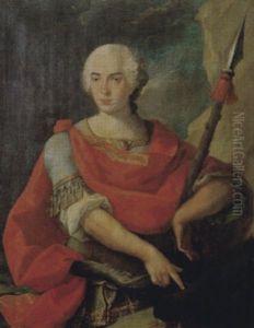 Portrait Of Le Duc D'orleans by Nicolas de Largilliere
