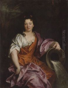 Allegorical Portrait Of Marie-therese De Bourbon, Princess De Conti As A River Goddess