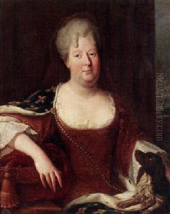 Bildnis Der Liselotte Von Der Pfalz by Nicolas de Largilliere