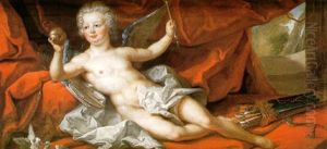 Portrait D'enfant En Cupidon Portrait D'enfant En Cupidon
