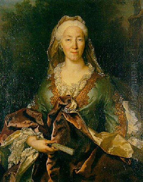 Portrait De Femme A L'eventail - view 1