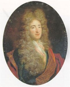 Portrait D'homme A La Cape Rouge