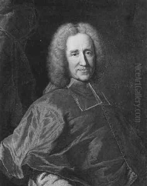 Portrait Presume Du Cardinal Dubois, Archeveque De Cambrai Et Ministre Des Affaires Etrangeres - view 1