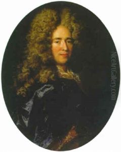 Portrait Of Yves-joseph Pommyer Wearing Full Wig Portrait Of Yves-joseph Pommyer Wearing Full Wig