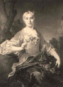 Portrait De Marie De Tremblay, Epouse De F. De Lauge En 1755 Portrait De Marie De Tremblay, Epouse De F. De Lauge En 1755