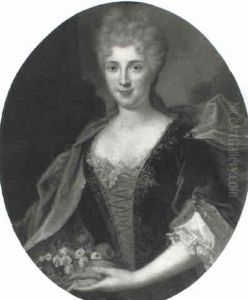 Portrait D'une Dame De Qualite by Nicolas de Largilliere