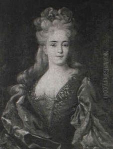 Portrait Of A Lady by Nicolas de Largilliere