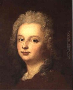Portrait Of A Young Boy, Possibly Louis Xv by Nicolas de Largilliere