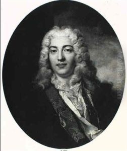 Portrait Of A Man, Said To Be The Marquis De Montreaux by Nicolas de Largilliere