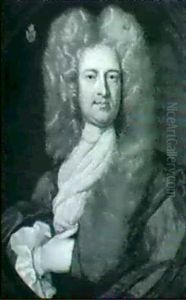 Portraet Af En Fornem Herre by Nicolas de Largilliere