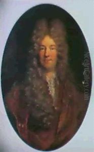 Portrait D'homme Au Col De Dentelles by Nicolas de Largilliere