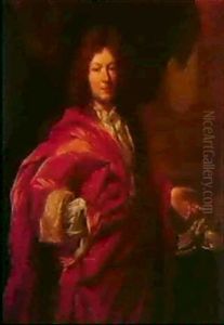 Portrait D'homme by Nicolas de Largilliere