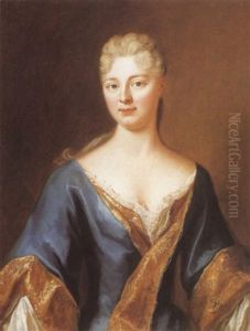 Portrait Of A Lady Said To Be Louise Eleonore Delatour      Depil