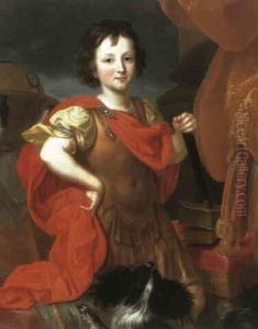 Portrait De Philippe De Bourbon... by Nicolas de Largilliere
