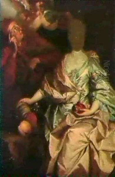 Vertumne Et Pomone Ou Portraitpresume De Madame De Parabue Et Du Regent - view 1