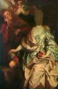 Vertumne Et Pomone Ou Portraitpresume De Madame De Parabue  Et Du Regent