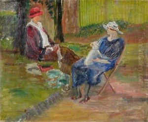 Scena W Parku (place Des Vosces) by Karol Larisch