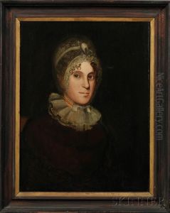 Pair Of Portraits Of A Man And Woman. by Zedekiah Belknap