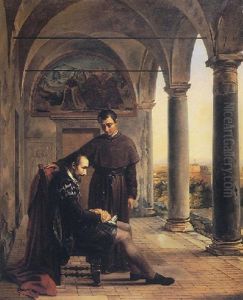 Le Tasse Convalescent Au Couvent De Saint Onofrio A Rome