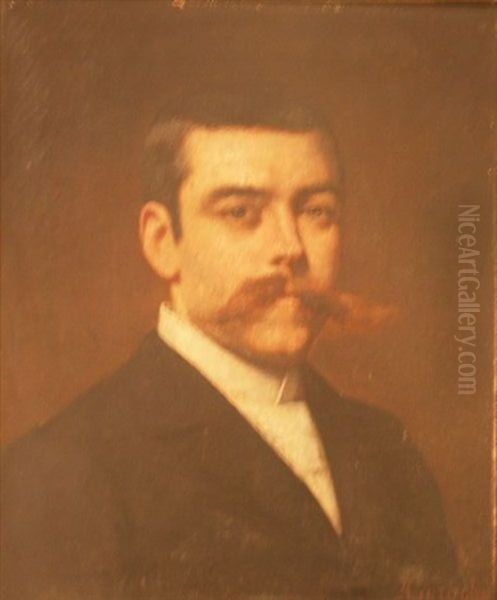 Portrait D'homme Aux Moustaches - view 1