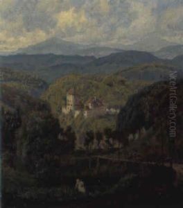 Landschaft Mit Blick Auf Schlos Wildenstein Landschaft Mit Blick Auf Schlos Wildenstein