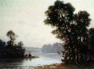River Landscape by Jean Laronze