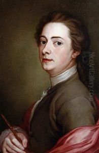 Portrait Of James Macardell by Marcellus Laroon the Younger