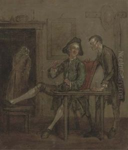 A Tavern Interior by Marcellus Laroon the Younger