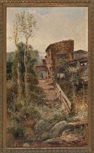 Vistas Rurales (pair) by Andres Larraga Montaner
