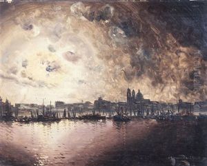 Puerto De Montevideo by Manuel Larravide