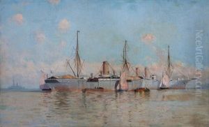 Puerto De Marsella by Manuel Larravide