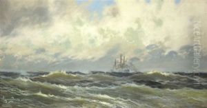 Navegando En Un Mar Agitado by Manuel Larravide