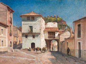 Plaza De Pueblo by Jose de Larrocha Gonzalez