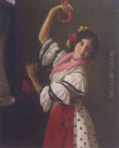 The Spanish Dancer by Jose de Larrocha Gonzalez