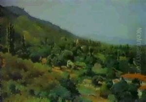 Vista De Granada by Jose de Larrocha Gonzalez