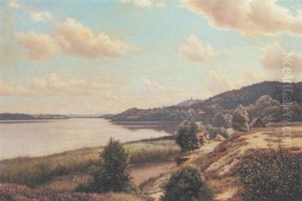 An Extensive Lake Landscape - view 1