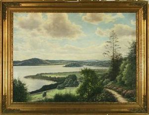 Landscape With View Of The Himmelbjerget