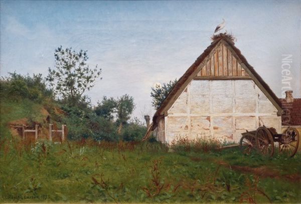 A Farmhouse With Storks - view 1