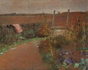 View Of A Kitchen Garden by Ahled Larsen