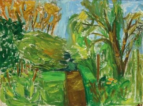 Scenery From The Artist's Garden On Mollebakken - view 1