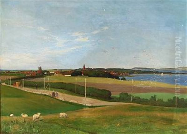 Landscape With Sheep - view 1