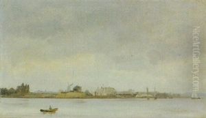 Indsejlingen Til Kobenhavns Havn by Carl Frederick Emmanuel Larsen