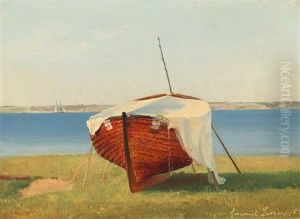 A Fishing Boat Pulled Ashore