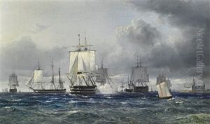 The Russian Squadron In Oresund 1848