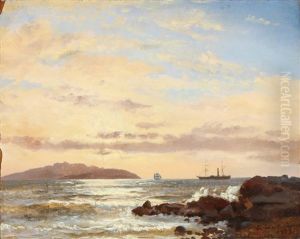 Coastal Scenery With Ships Coastal Scenery With Ships