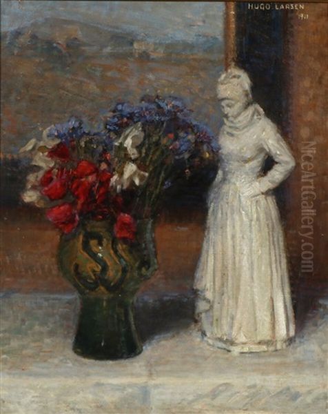 Still Life With Flowers And Figurine - view 1