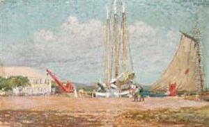 Harbour Scene From Saint Croix, The Danish West Indies