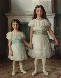 Portraits Of The Sisters Ida And Elise Dybdal
